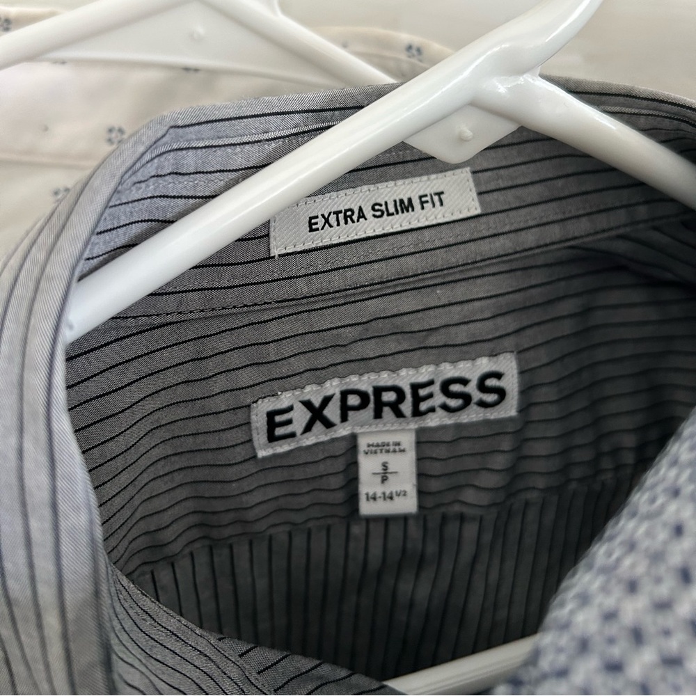 Extra Slim Fit/Slim Fit Button-up Express Shirts - Picture 4 of 5